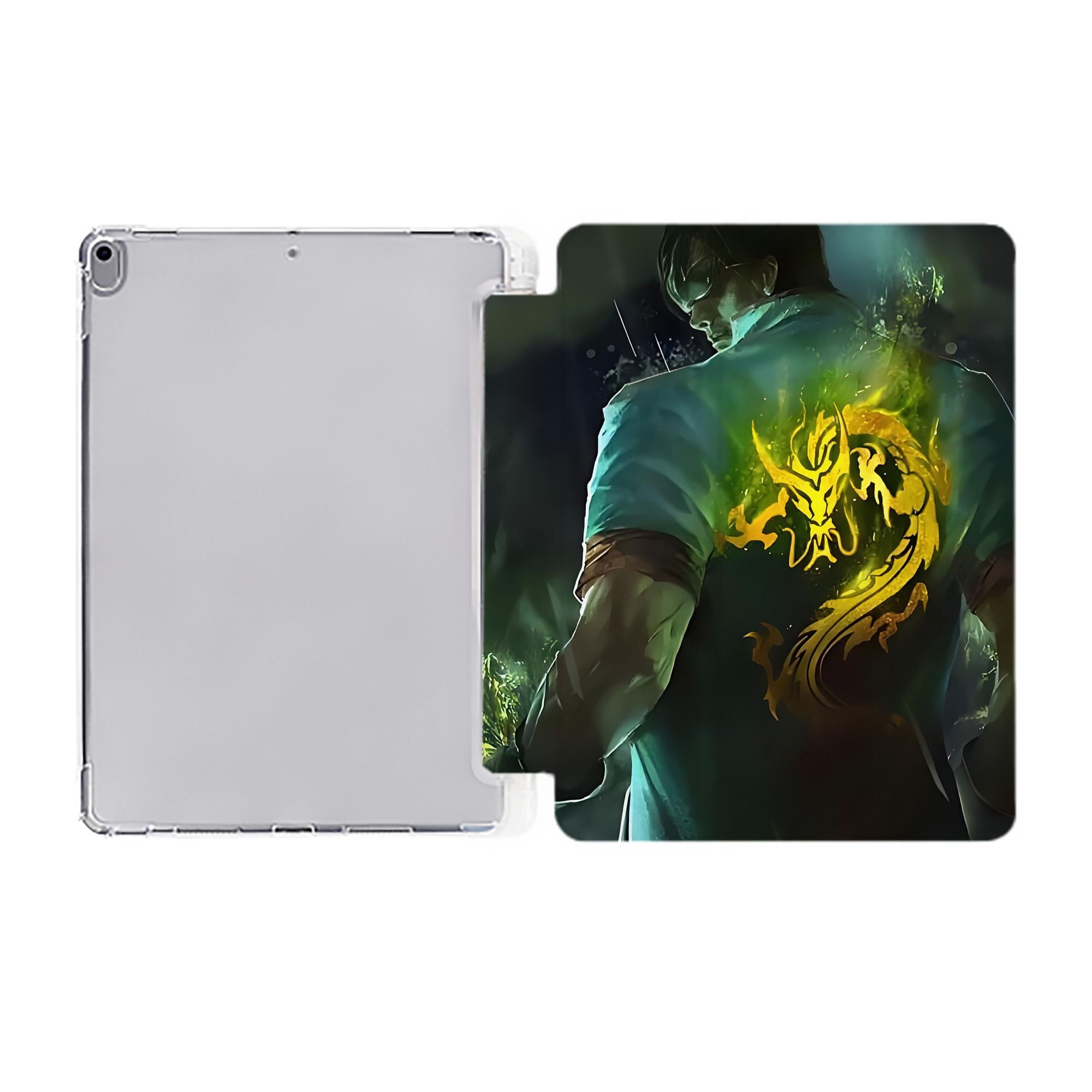 （画像用） リーグ・オブ・レジェンド League of Legends LOL IPad ケース ペン収納付き 三つ折りスタンド PUレザー×シリコン 対応機種9.5/10.5/10.9インチ